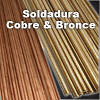 Soldaduras para Cobre y Bronce