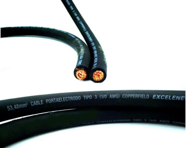 Cables porta-electrodos #4, 2, 1/0 y 2/0