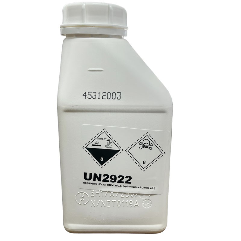 Decapante para limpieza de acero inoxidable