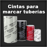 Cintas para marcar tuberías